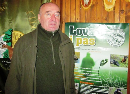 Ivan Drašković, predsjednik Lovačke udruge "Srndać"