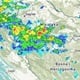 Pogledajte oluju koja je prošla Istru i kreće se prema središnjoj Hrvatskoj. Hoće li i tuča?