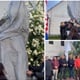 VIDEO: Članovi Domovinskog pokreta u Kumrovcu ceradom prekrili Titov kip