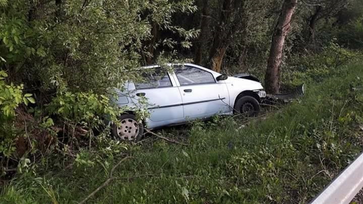 izlijetanje sa 'Stare zagorske ceste', izvor: Facebook - Policija zaustavlja Krapinsko-zagorska županija