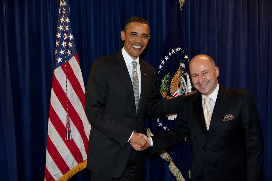 Foto: Poduzetnik Baybars Altuntaş s bivšim američkim predsjednikom Obamom 