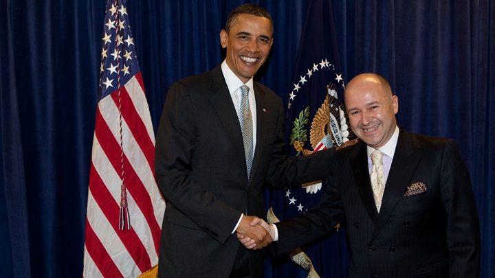 Foto: Poduzetnik Baybars Altuntaş s bivšim američkim predsjednikom Obamom 