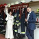 Svom zapovjedniku za vjenčanje vatrogasci pripremili pravo iznenađenje