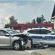 OROSLAVJE: U težoj prometnoj nesreći sudjelovali policijski i osobni auto