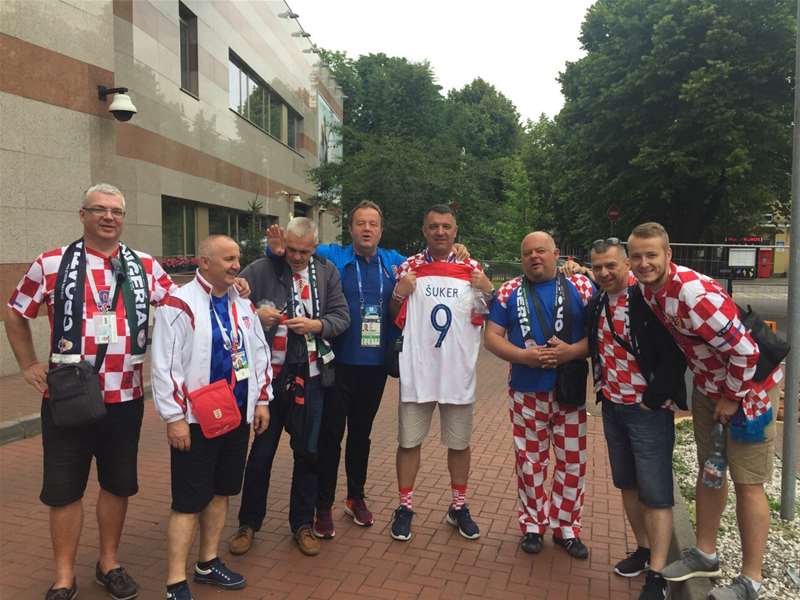 Zagorski navijači ispred hotela reprezentacije