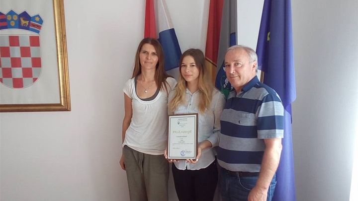 U Desiniću održan prijem za sportašicu Tamaru Gašpert