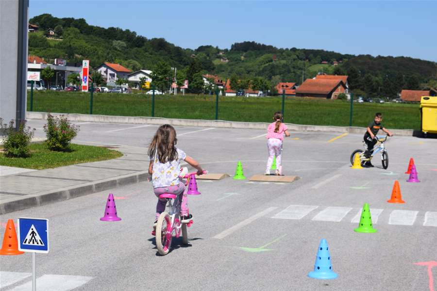 Akcija 'Promet nije šala ni opasnost mala' održana u DV 'Pušlek' u Mariji Bistrici 18.JPG