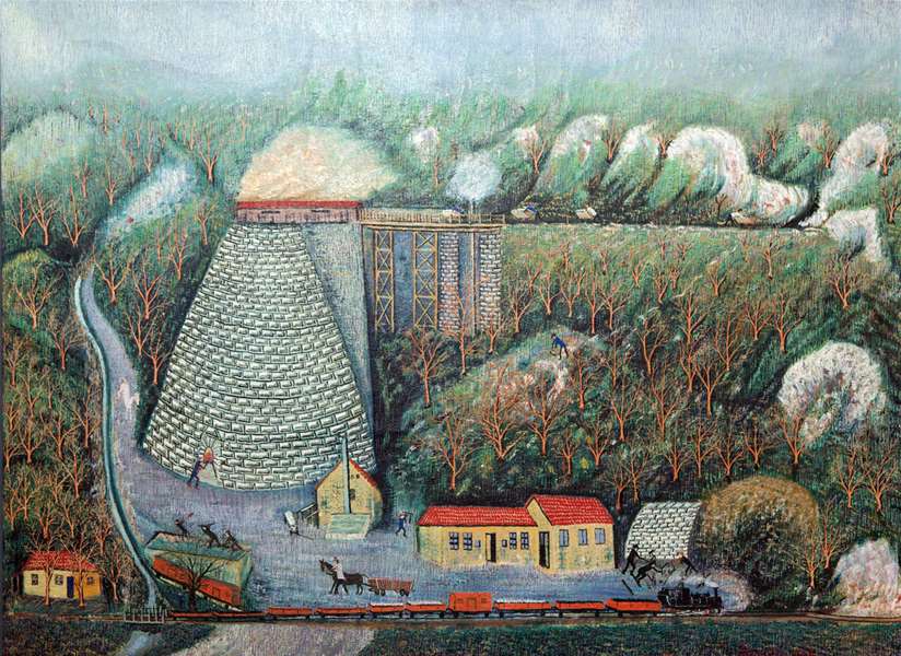 Matija Skurjeni- Očurska vapnenica, 1964., platno ulje, 90 x 68 cm.jpg