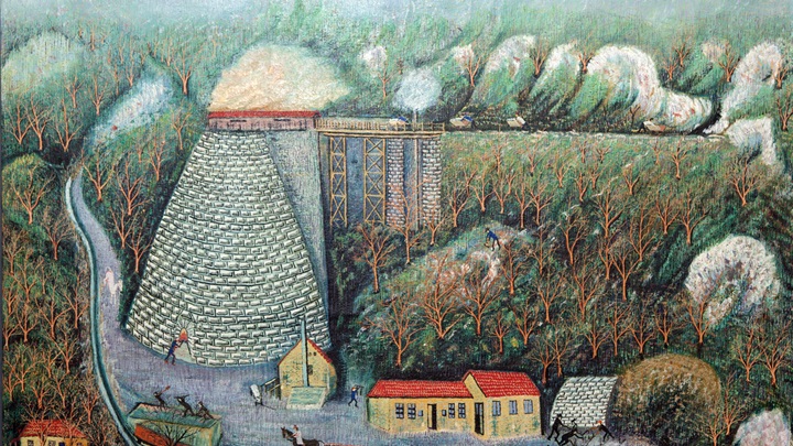 Matija Skurjeni- Očurska vapnenica, 1964., platno ulje, 90 x 68 cm.jpg