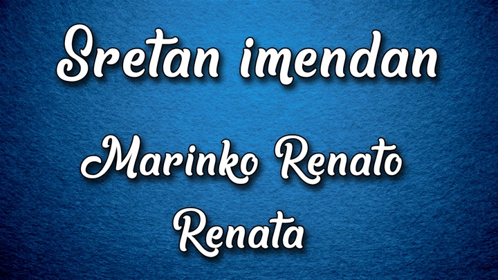 imandan Marinko i Renata
