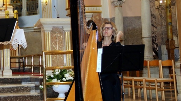 Dijana Grubišić Ćiković svirat će harfu u bistričkoj bazilici.jpg