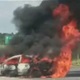 VIDEO: Bračnom paru na autocesti prema Zagrebu u potpunosti izgorio auto