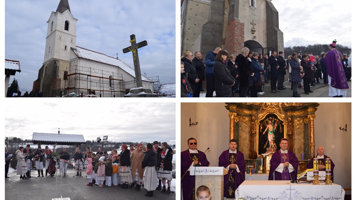 Blagoslovljena novoobnovljena župna crkva u Lazu Bistričkom naslovna .jpg