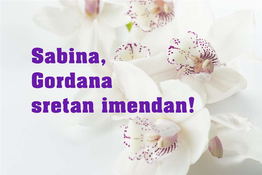 -Sabina, Gordana