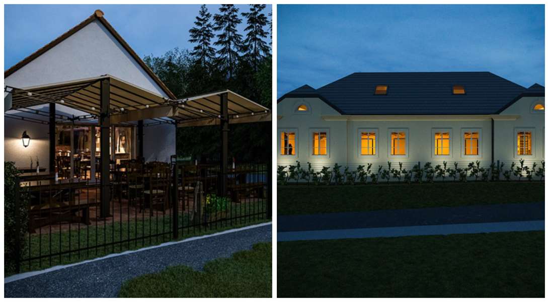 Hiža zagorskih štrukli, Hiža vinove loze