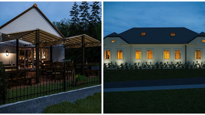 Hiža zagorskih štrukli, Hiža vinove loze