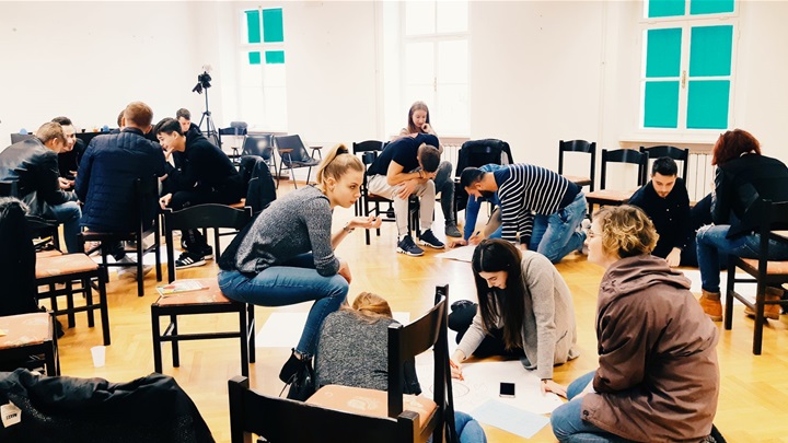 Jedna od održanih radionica na kojoj su pripremani projekti