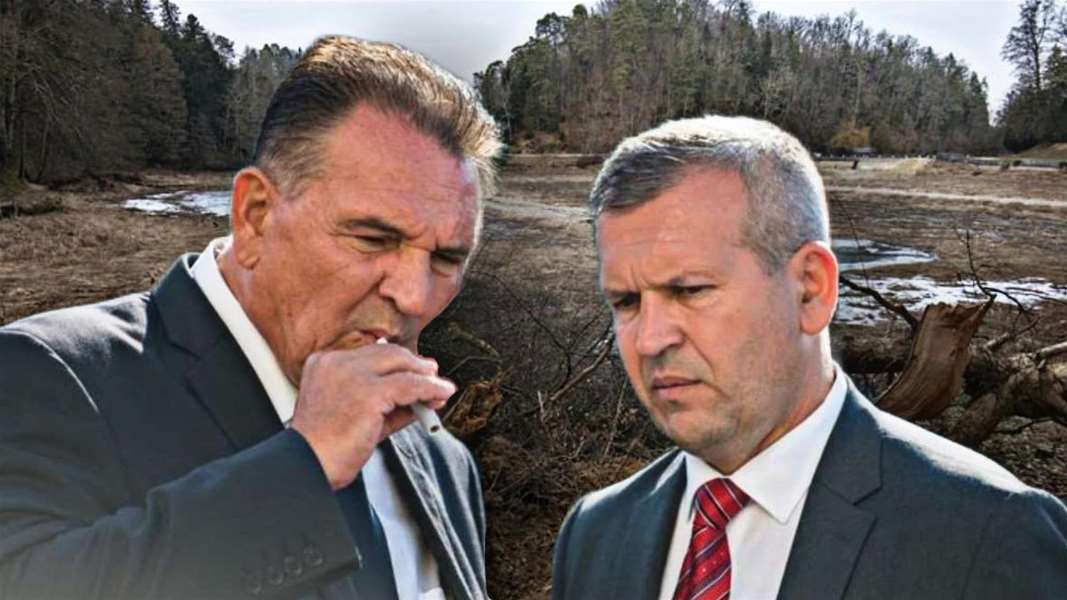 stričak i čačić jezero trakošćan