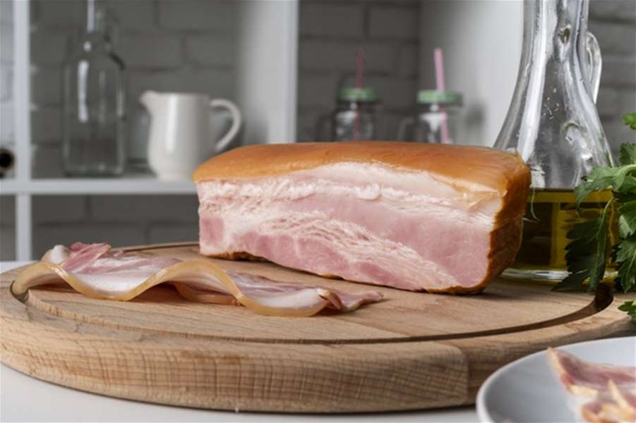 slanina, suho meso