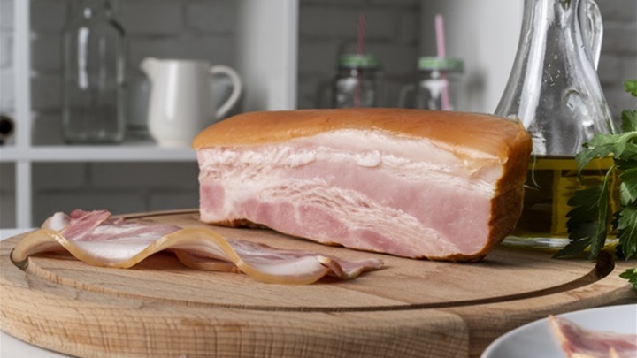 slanina, suho meso