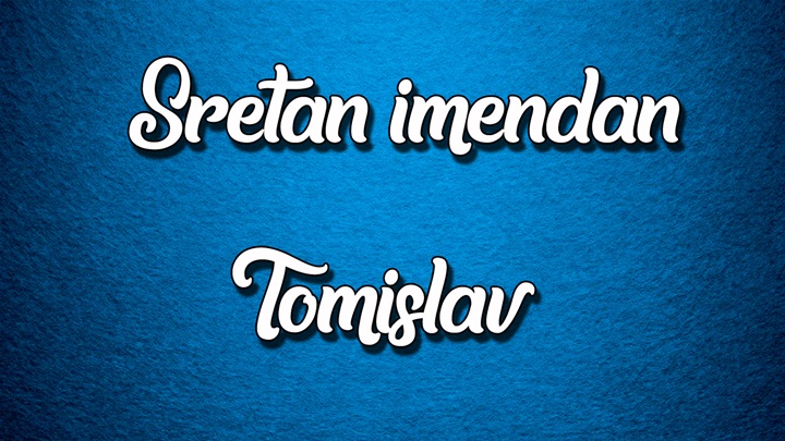 imendan Tomislav