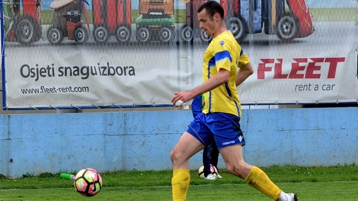 web 3. hnl središte Gaj do treće proljetne pobjede, Zagorec poražen u Petrinji  Martin Šaban.jpg