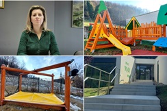 Općina Krapinske Toplice nabavila nove sprave za vanjsko igralište dječjeg vrtića