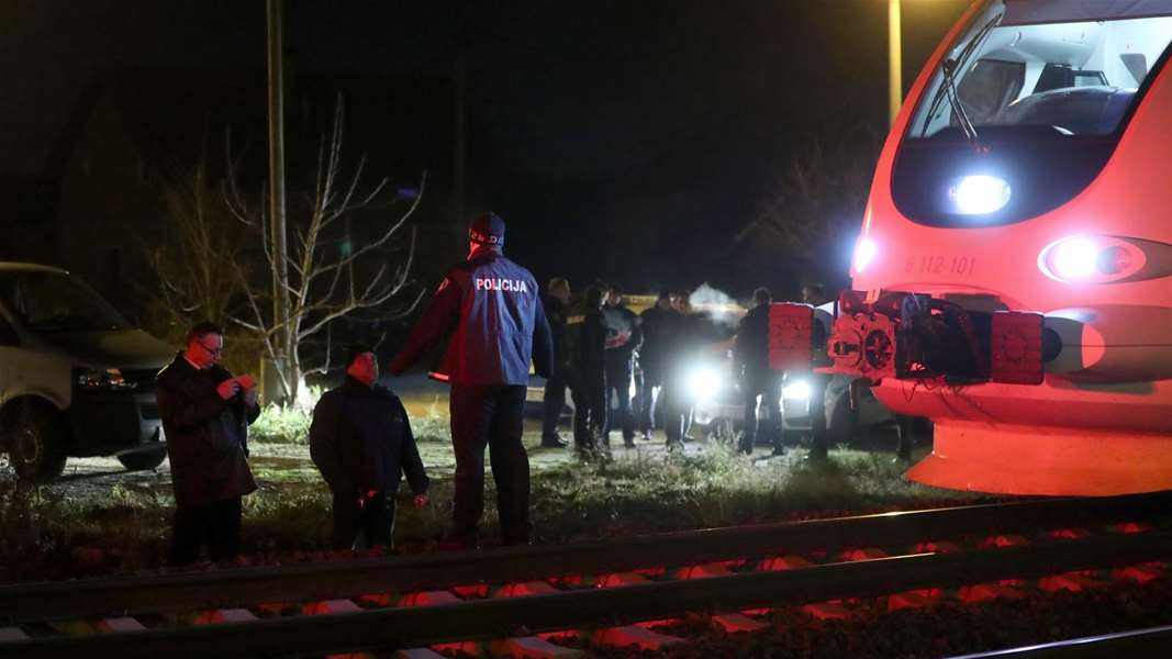 nesreća vlak pješak policija