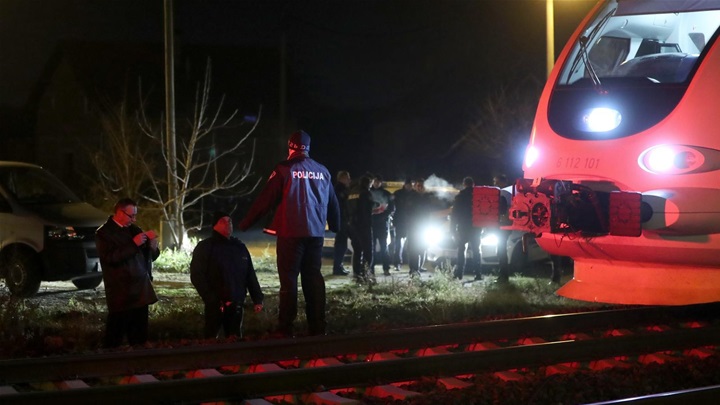 nesreća vlak pješak policija