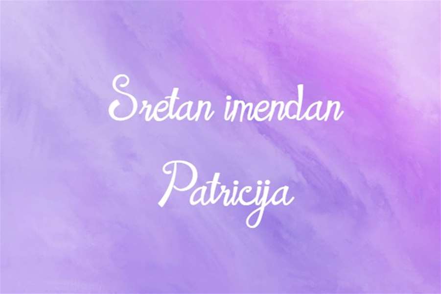 Patricija - imendan