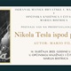 Predstavljanje knjige ''Nikola Tesla ispod paučine'' u Mariji Bistrici