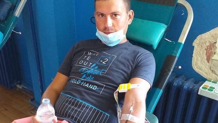 Tihomir Petrinić postao član velike obitelji dobrovoljnih darivatelja krvi