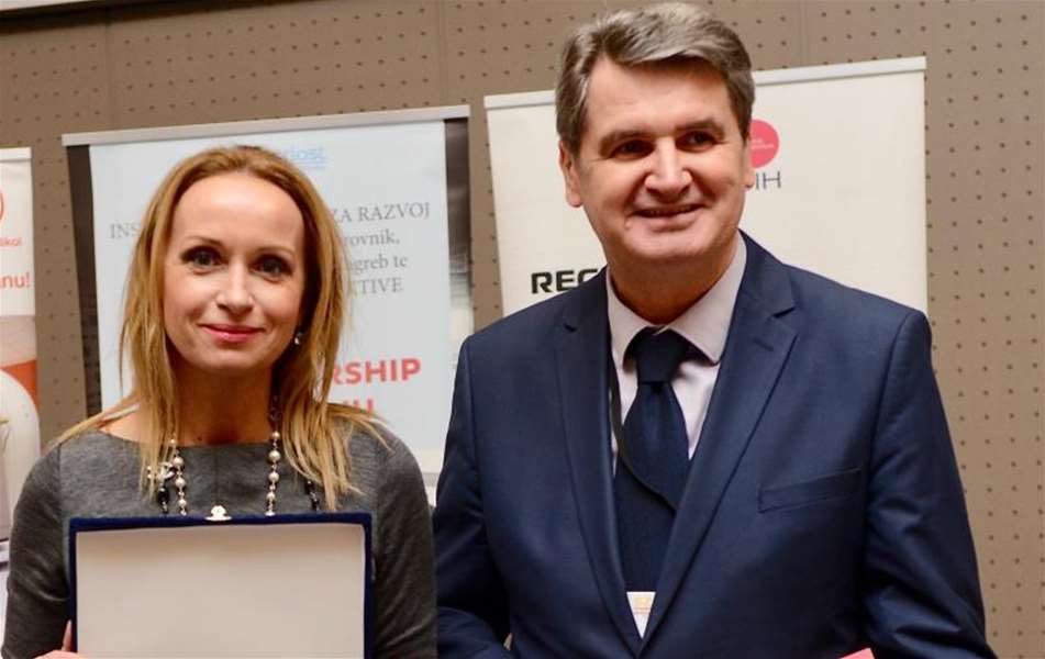 Nagradu je preuzela Jadranka Primorac