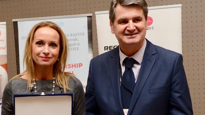 Nagradu je preuzela Jadranka Primorac