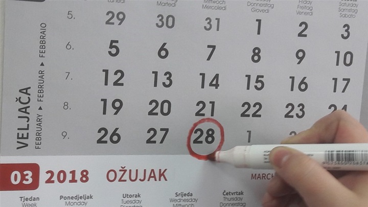 kalendar veljača