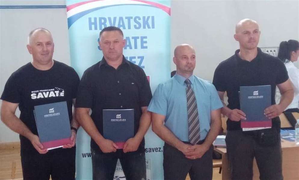 SPORT 22.5._SAVATE TRENERI Zagorski savate treneri s predsjednikom Savate saveza Sinišom Kovačićem.jpg