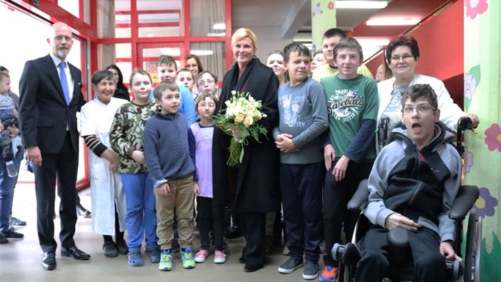 Kolinda Grabar - Kitarović u Centru za Odgoj i obrazovanje