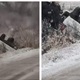Auto u Lovrečanu završio u jarku na krovu: Ceste su skliske, budite oprezni!