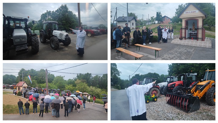 Na sv. Josipa Radnika blagoslov traktora u župi Marija Bistrica.jpg