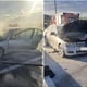 FOTO s mjesta drame: Policajci spasili vozača iz gorućeg auta