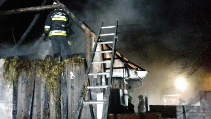 požar u Lazu Bistričkom, foto: Policija zaustavlja KZŽ