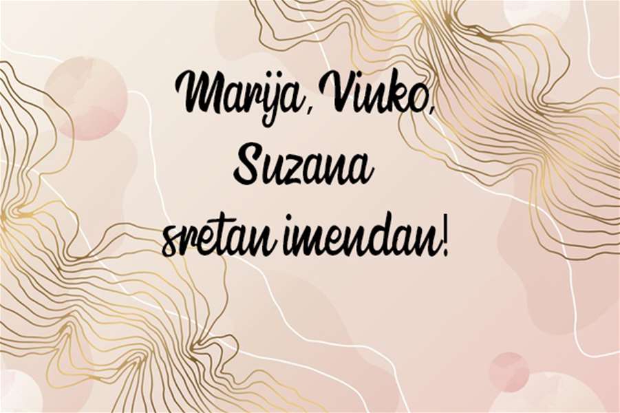 -Marija, Suzana, Vinko