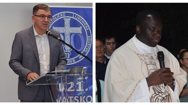 Korizmene tribine u bistričkom Svetištu Rok Čivljak i Odilon Singbo .jpg