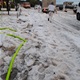 Nevrijeme u Splitu: Tuča zabijelila tlo kao da je pao snijeg