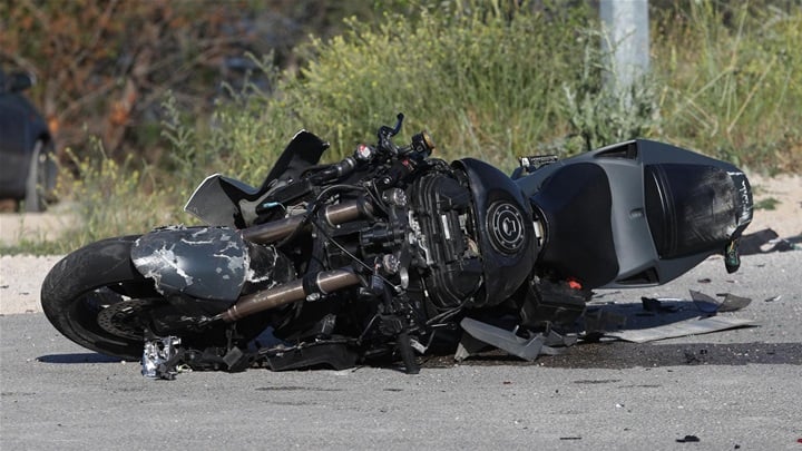 Motocikl nesreća motor