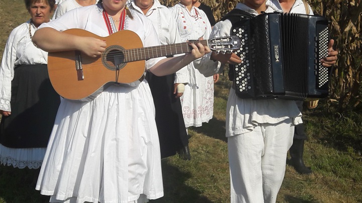 Etno udruga Zvirek iz Svetog Križa Začretja i KUD Stružec sudjelovali su u povorci u kojoj se išlo na njivu
