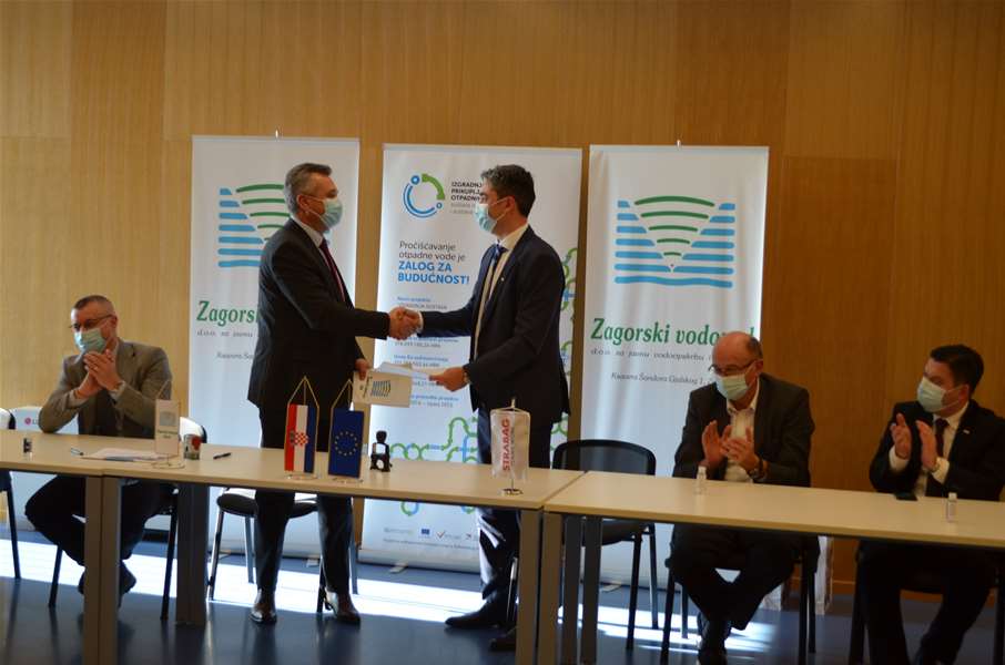 Zagorski vodovod - potpisivanje ugovora - izgradnja postrojenja