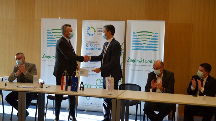 Zagorski vodovod - potpisivanje ugovora - izgradnja postrojenja
