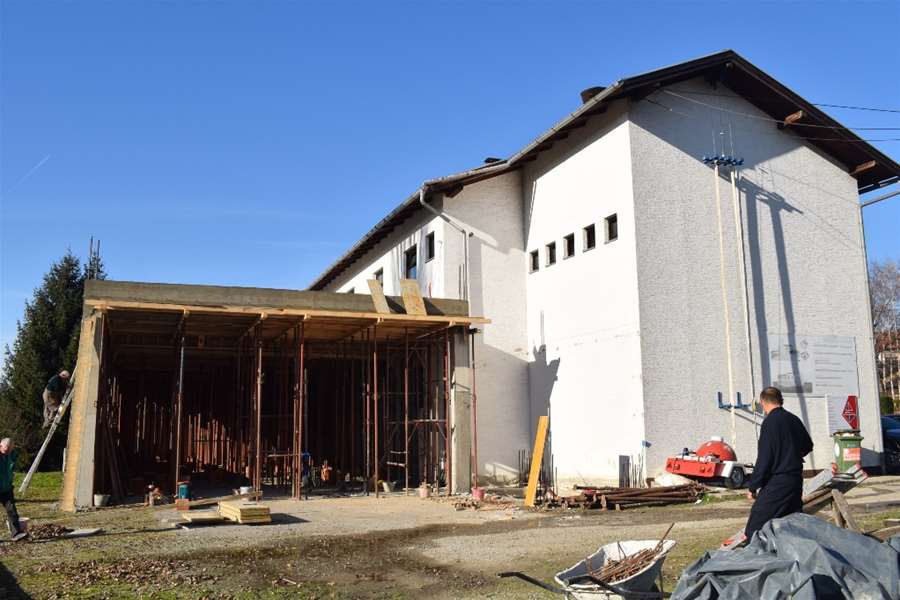 Radovi na proširenju Vatrogasnog doma u Mariji Bistrici .JPG