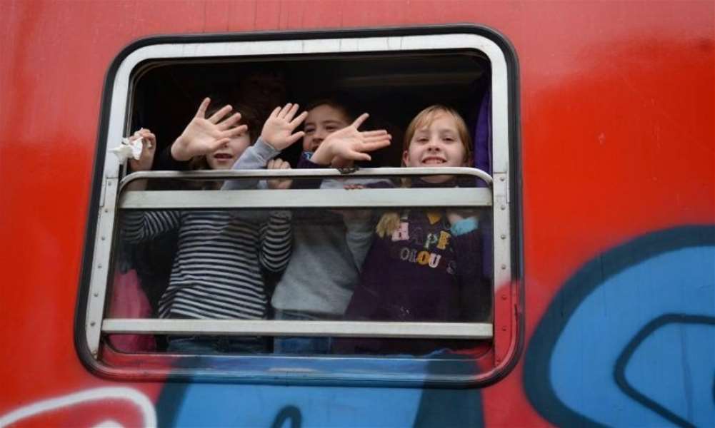 vlak djeca-
